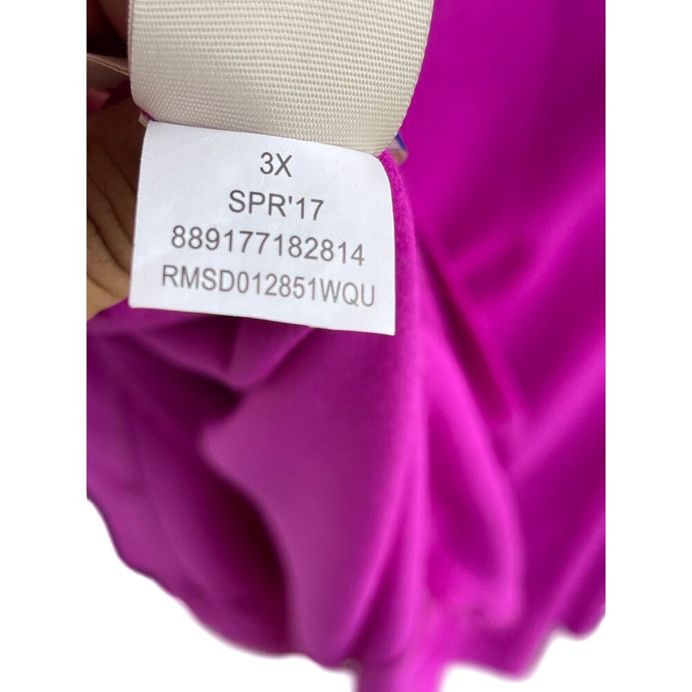 Rachel Roy High Low Asymmetrical Hem Swing Dress - Orchid Color - 3X EUC $119 - Picture 9 of 11